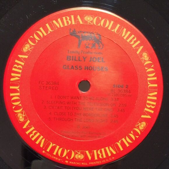 VINTAGE VINYL Billy Joel - Glass Houses 1980 - Picture 8 of 9